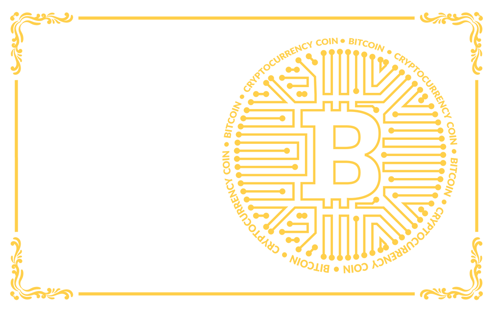 metal card bitcoin design