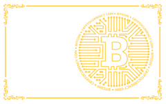 metal card bitcoin design