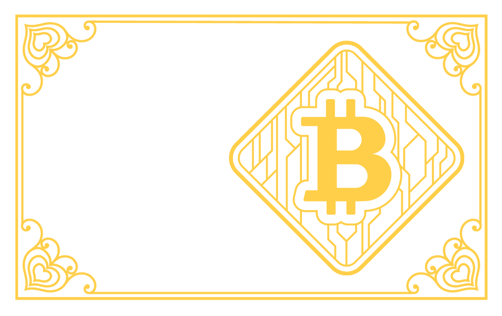  bitcoin metal plate
