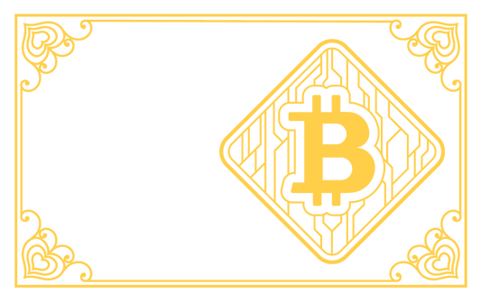  bitcoin metal plate