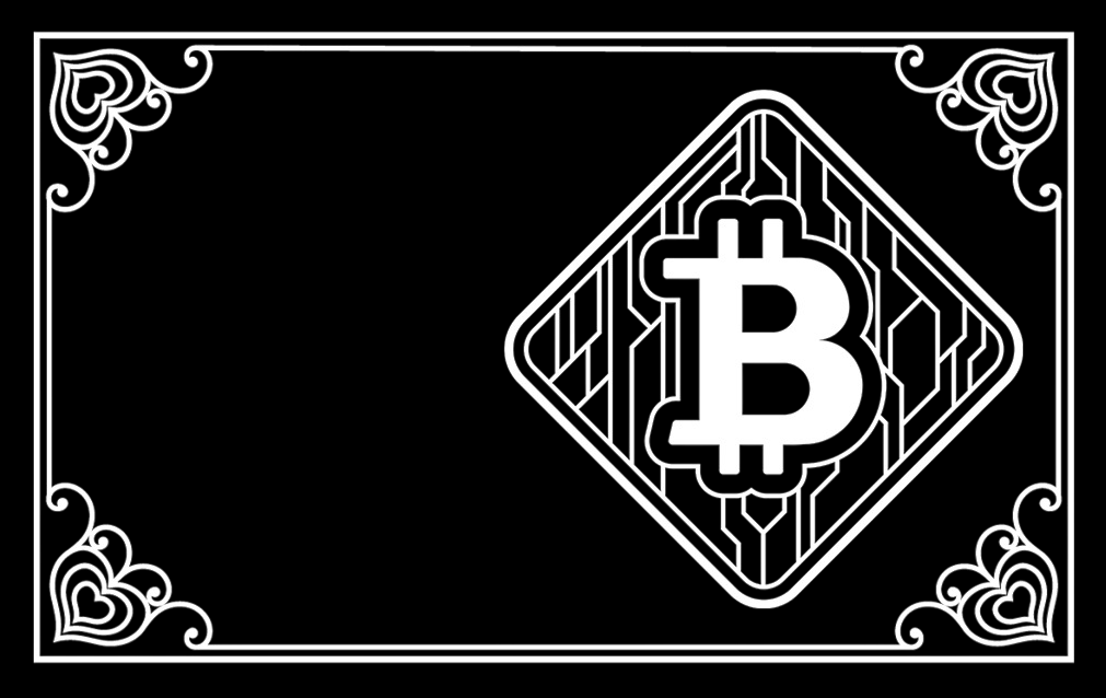 engraved bitcoin card